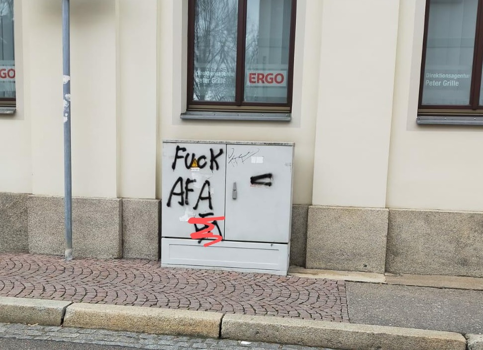 Foto rechte Graffiti Greiz Neustadt 06.02.2022